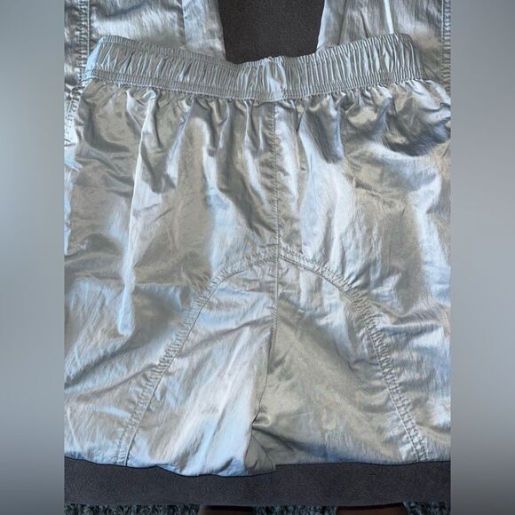 Wild Fable Nylon Cargo Pants Silver Grey XXS Shiny Jogger - Picture 8 of 13